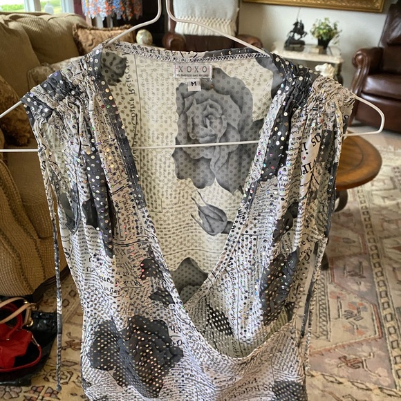 This top will be perfect  for the holidays or a night out on the town. - Picture 3 of 3